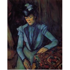 Seated Woman in Blue