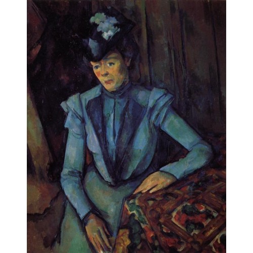 Seated Woman in Blue