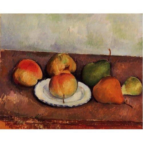 Still Life Plate and Fruit