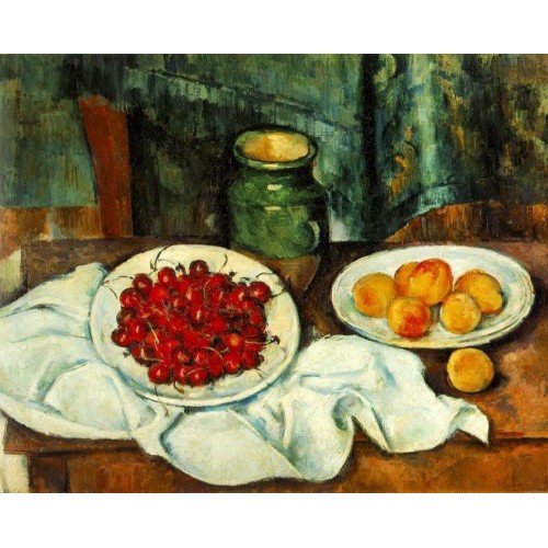 Still Life with a Plate of Cherries