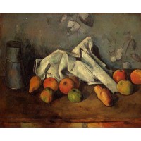Still Life with Milk Can and Apples