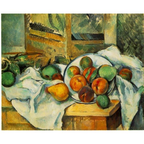 Table Napkin and Fruit