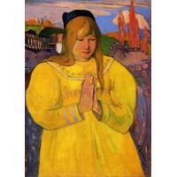 Breton Woman in Prayer