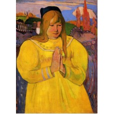Breton Woman in Prayer