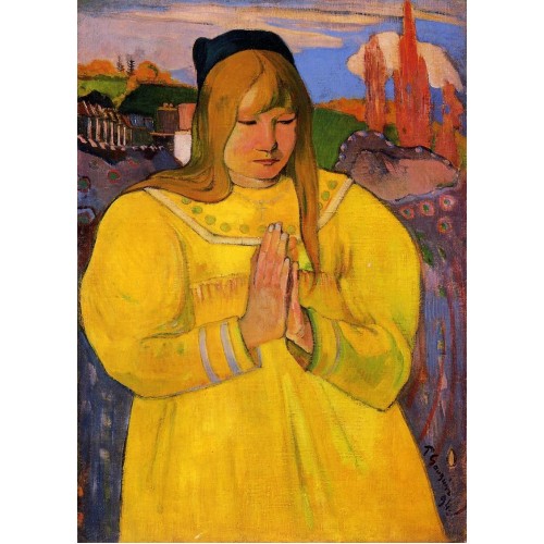 Breton Woman in Prayer