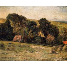 Haymaking near Dieppe