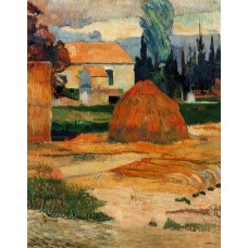 Haystack near Arles