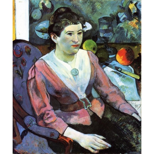 Portrait of a Woman with Cezanne Still Life