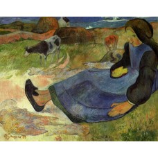 Seated Breton Girl