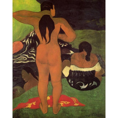 Tahitian Women Bathing