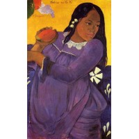 Woman with a Mango