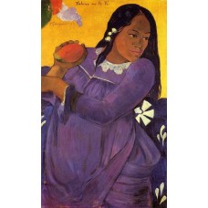 Woman with a Mango