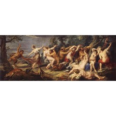 Diana and her Nymphs Surprised by the Fauns