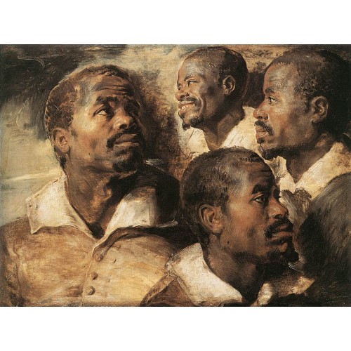 Four Studies of the Head of a Negro