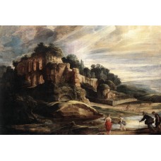 Landscape with the Ruins of Mount Palatine in Rome