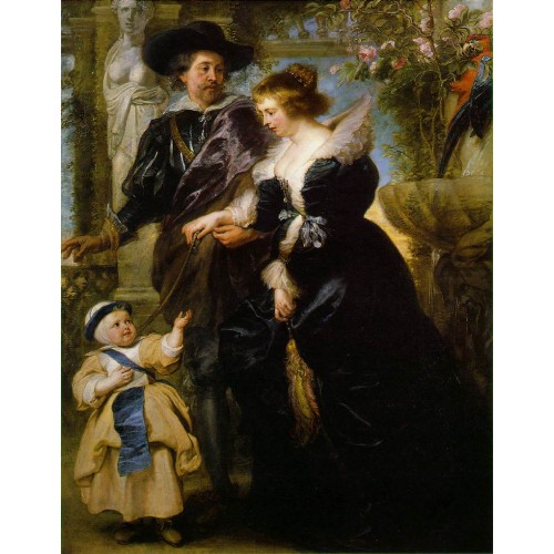 Rubens his wife Helena Fourment and their son Peter Paul