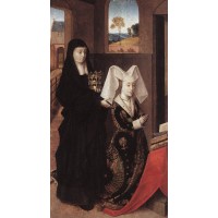 Isabel of Portugal with St Elizabeth