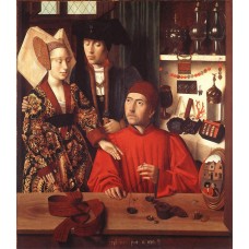 St Eligius in His Workshop