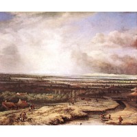 An Extensive Landscape with a Hawking Party