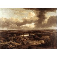 Dutch Landscape Viewed from the Dunes