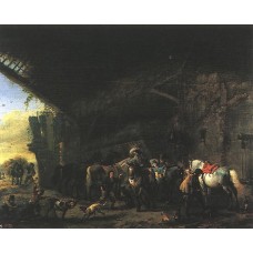 Scene in front of an Inn