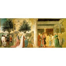 Adoration of the Holy Wood and the Meeting of Solomon and th