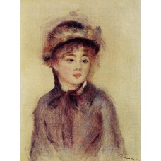 Bust of a Woman Wearing a Hat