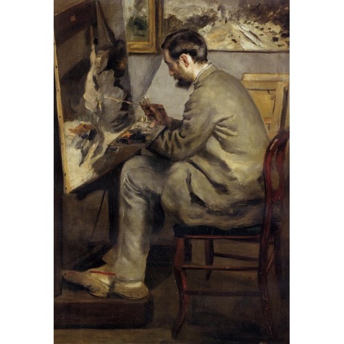 Frederic Bazille Painting 'The Heron'