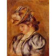 Girl in a Flowery Hat