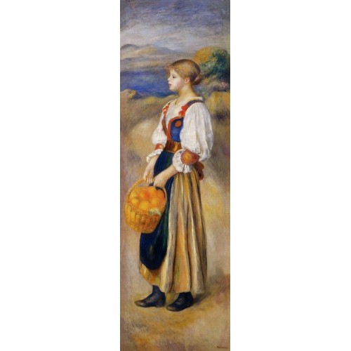 Girl with a Basket of Oranges