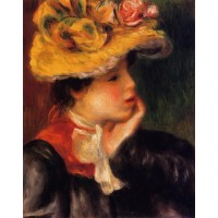 Head of a Young Woman (Yellow Hat)