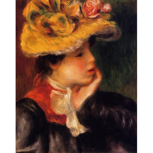 Head of a Young Woman (Yellow Hat)
