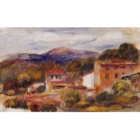 House and Trees with Foothills