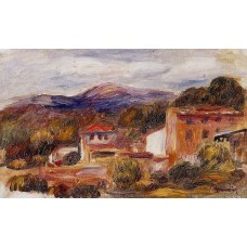 House and Trees with Foothills