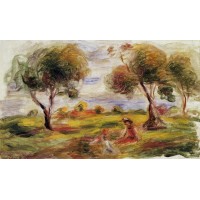 Landscape with Figures at Cagnes