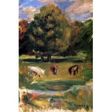 Landscape with Horses