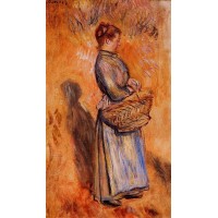 Peasant Woman Standing in a Landscape