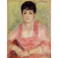 Portrait of a Woman in a Red Dress