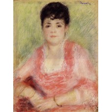 Portrait of a Woman in a Red Dress