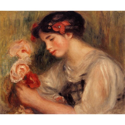 Portrait of Gabrielle (Young Girl with Flowers)