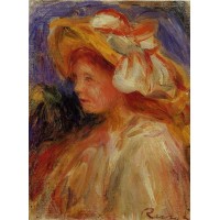 Profile of a Young Woman in a Hat