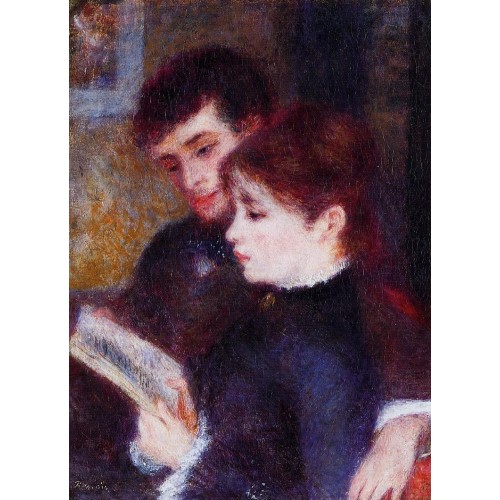 Reading Couple (Edmond Renoir and Marguerite Legrand)
