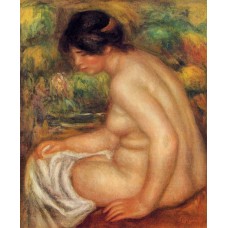 Seated Nude in Profile (Gabrielle)