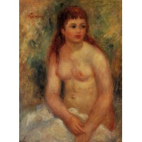 Seated Young Woman Nude