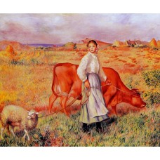 Shepherdess Cow and Ewe