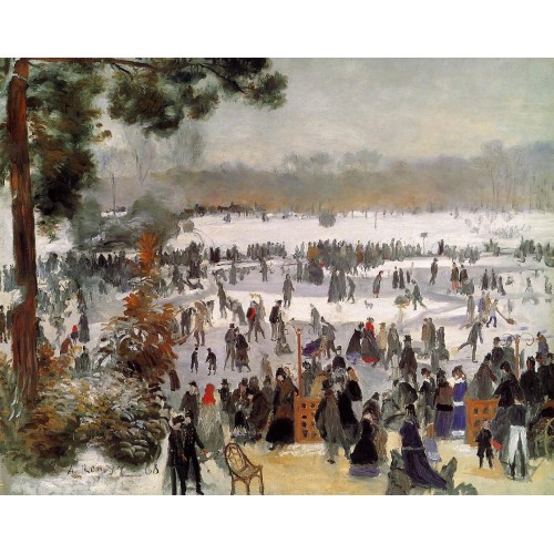 Skaters in the Bois de Boulogne