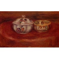 Sugar Bowl and Earthenware Bowl