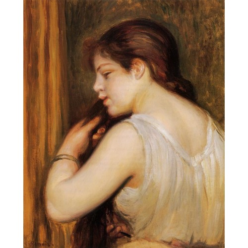 The Coiffeur (Young Girl Combing Her Hair)