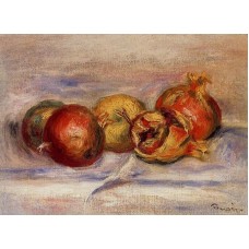 Three Pomegranates and Two Apples