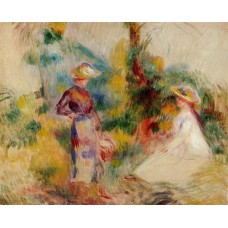 Two Women in a Garden 2